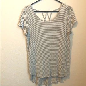 Grey and white t-shirt!